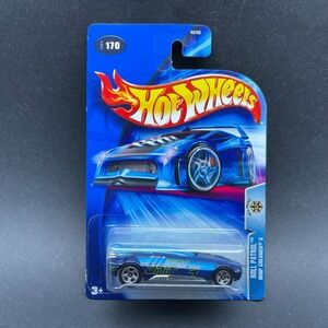Hot Wheels Roll Patrol Whip Creamer II Purple Security Unit Car Blue 1/64 #170
